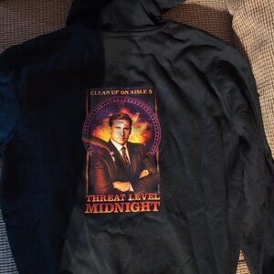 The Office Threat Level Midnight Pullover Hoodie Small